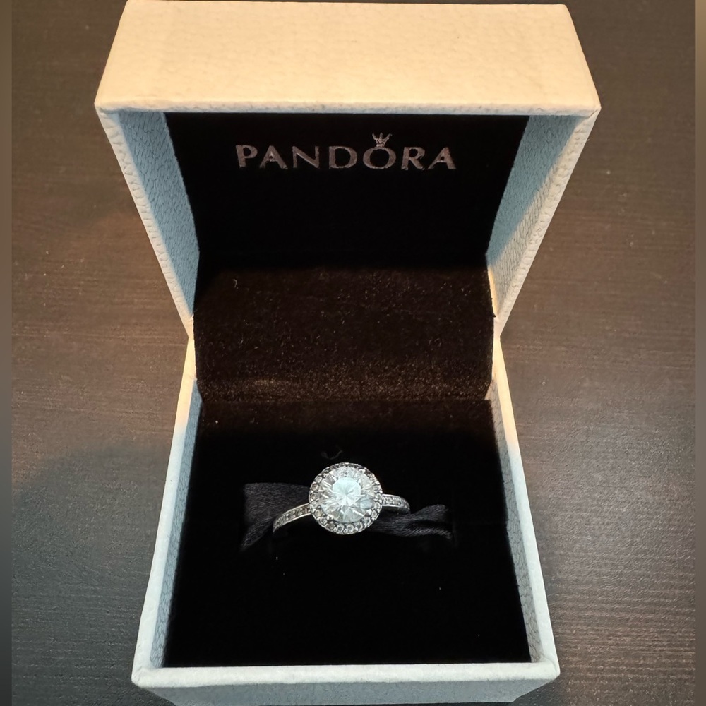 Pandora Round Sparkle Ring